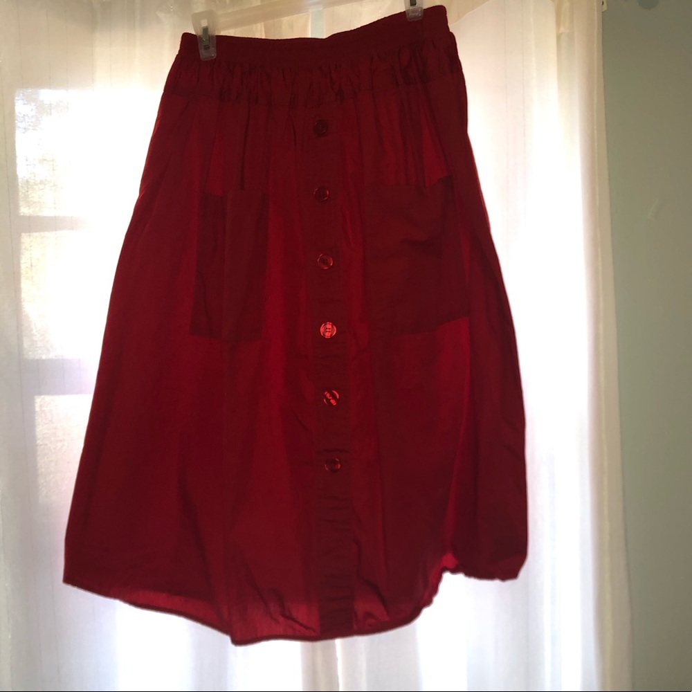 Asos red midi